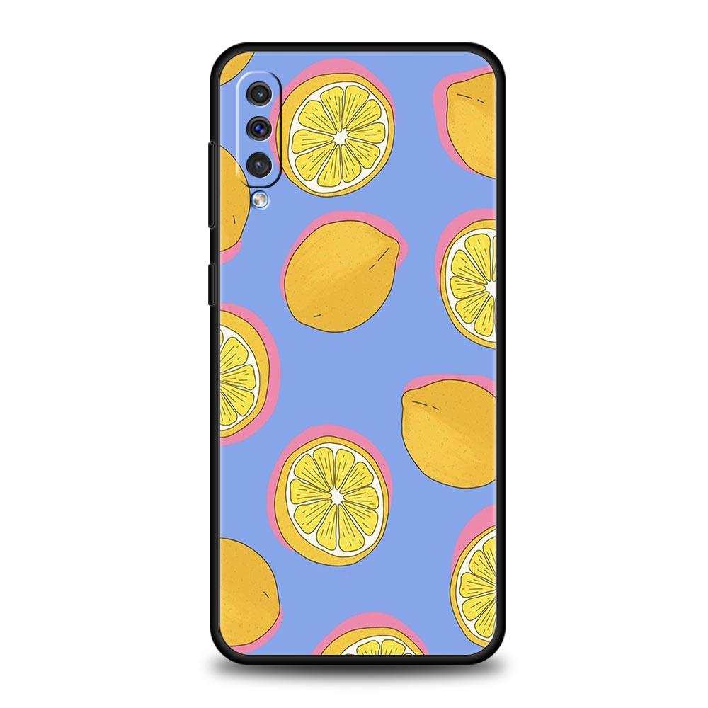 Чехол для телефона Mediterranean Lemon для Samsung Galaxy A52 A50 A70 A10 A30 A40 A20S A20E A02S A12 A22 A72 A32 5G A04s Силиконовый чехол