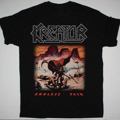 Черная футболка унисекс Kreator Endless Pain T Xmas K2222