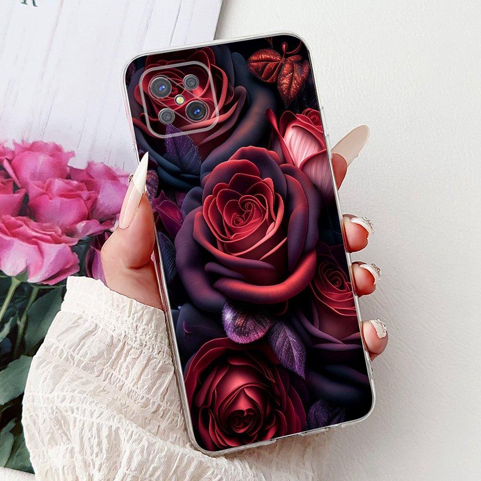 Прозрачный чехол-крышка для Oppo Reno 4Z 5G CPH2065 Милый Кот Модные Цветы Расписанный Мягкий Задний Чехол Для Телефона Oppo Reno4 Z 5G