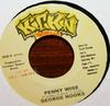 7inch Record GEORGE NOOKS / BUD - Penny Wise / I Love You NONE Kickin Producti Jamaica Reggae, Ska & Dub Used