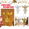 Эта яркая звезда на верхушку елки с 30 светодиодными бусинами золотого цвета изготовлена из высококачественного железа, легко устанавливается и является идеальным выбором для Рождества.