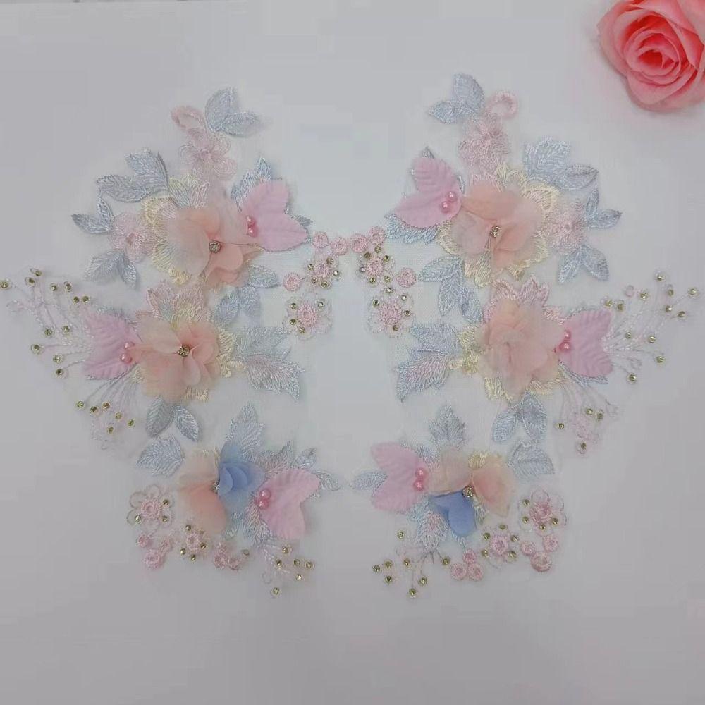 Sequin Embroidery Sequin Applique Patch Lace Fabric Lace Fabric Patch Embroidery Lace Patch
