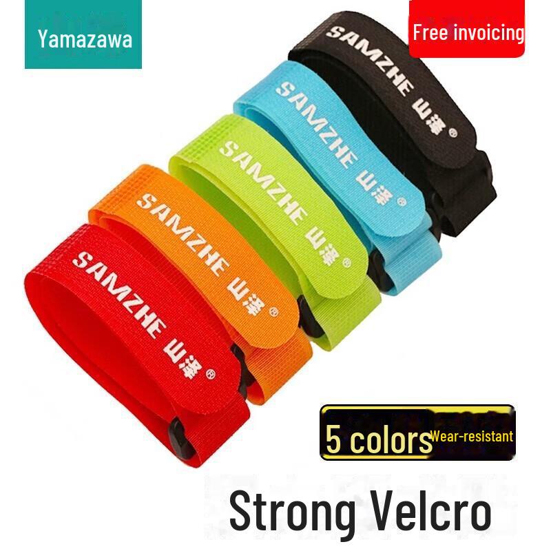 Регулируемая кабельная стяжка-органайзер на липучке Shanze