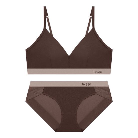 [SET] Комплект трусиков-бюстгальтеров-бралетт Nature No-Wire - 6 цветов