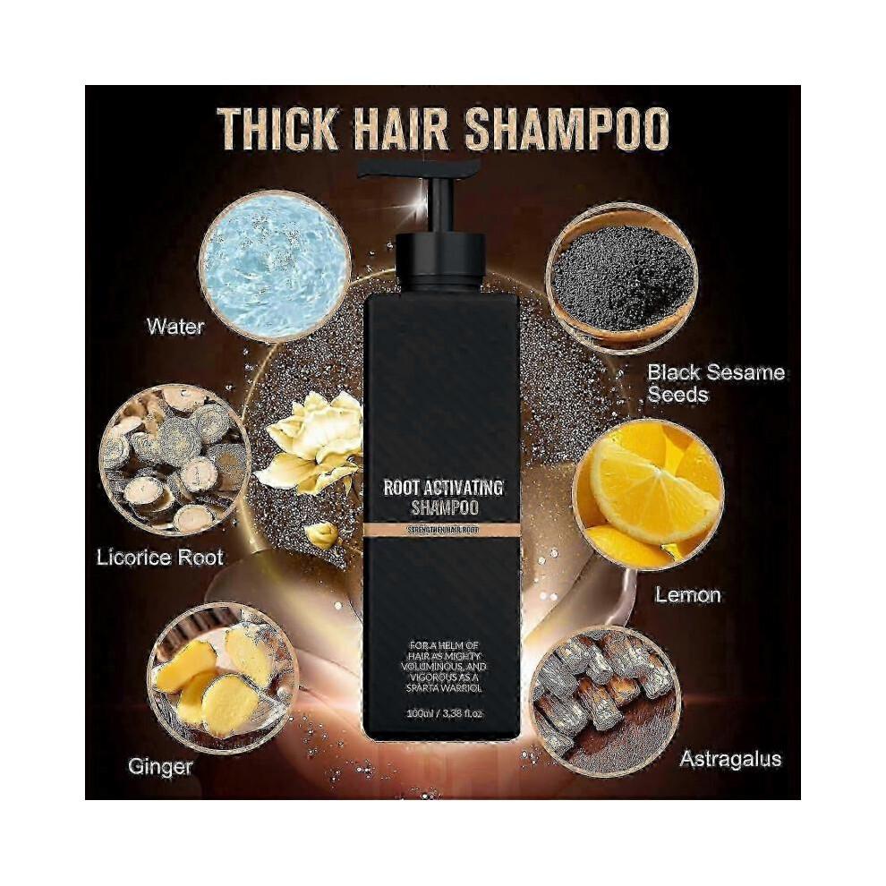 Shampooing activateur de racines pour hommes - Favorise la croissance et Ãpaissit les cheveux