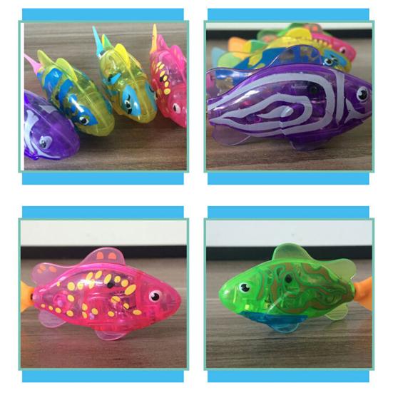 Электронная рыба-робот мигающая аквариумный аквариум ванна декор детская игрушка подарок