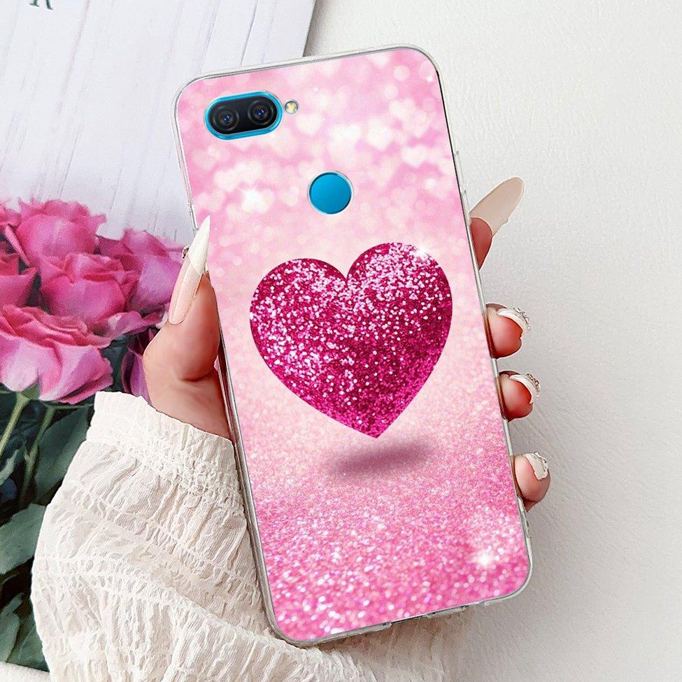 Clear For Oppo A12 CPH2077 CPH2083 Cover For Oppo A12 Case Luxury Butterfly Love Fashion Flowers Cool Lion Cute Painted