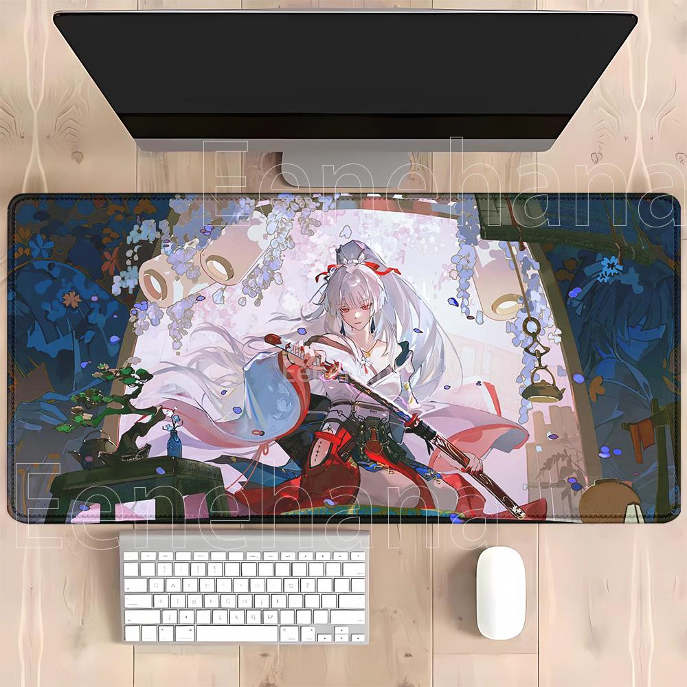 Hd Printing Hiyuki Gaming Wuthering Waves Mousepad Pc Office Accessories Keyboard Xxl Mouse Pad Anime Sexy Girl Rubber Desk Mat