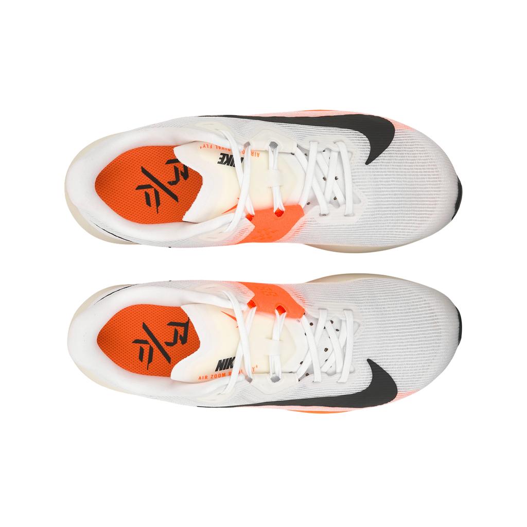 Nike Air Zoom Rival Fly 4 White Total Orange Мужские кроссовки Pale-Ivory Black FV6040-101