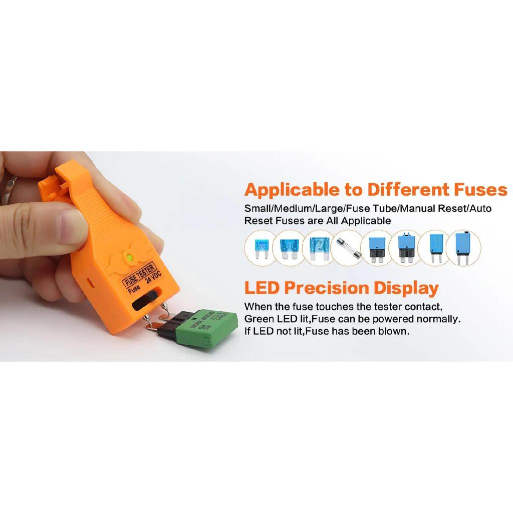 Fuse Tester Automotive Tester Blade Puller Multi-Functional Car Checker Puller Removal Tool Blade Auto Checker Universal Fuse Holders1