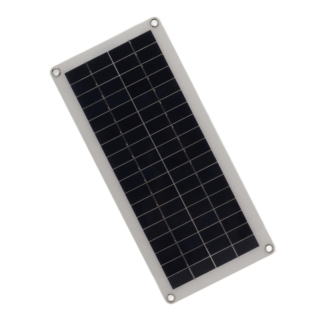 20W Solar Panel Battery Charger Portable Solar Panel Trickle Charging Kit for Car Automotive Motorcycle RV