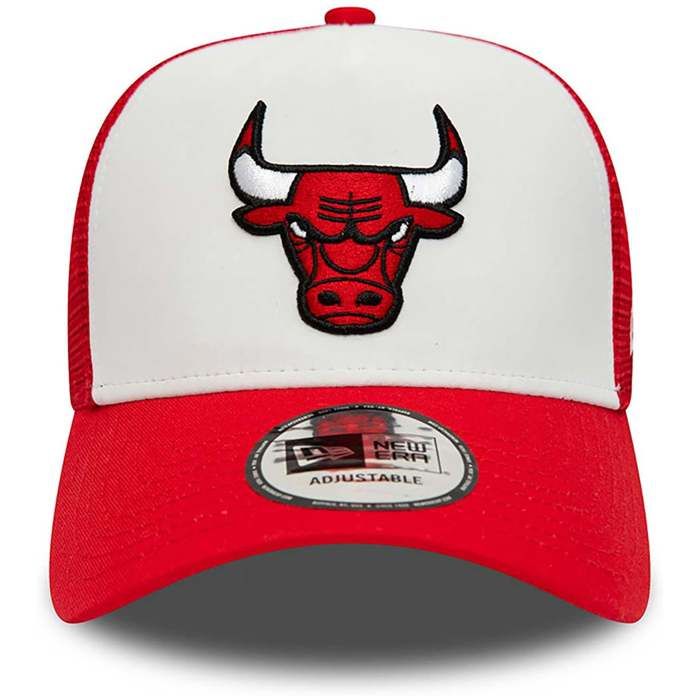 Casquette Trucker - New Era - Chicago Bulls - Noir - Taille Unique - 100% Coton