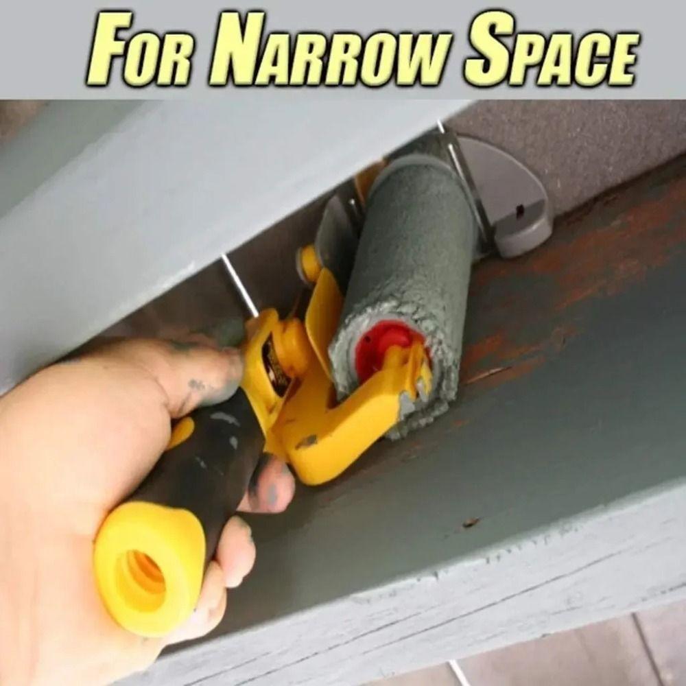 Hand-Held Tool Paint Edger Roller Brush Multifunctional Paint Edger Combo Kit Wall Treatment