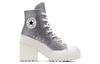 Кеды Chuck 70 De Luxe из износостойкого дышащего холста, средняя высота, женские, серые A08177C