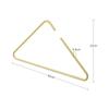 5pcs Metal Triangle Clothes Hangers,Nordic Solid Trousers Organizer,Coat Scarf Sling Top Drying Storage Racks for Wardrobe Hotel