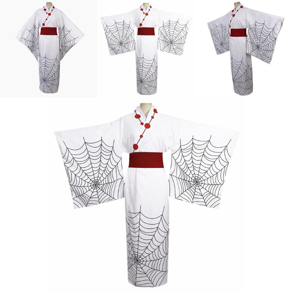 Истребитель демонов Двенадцать Кидзуки Руи Косплей Костюм Кимоно Для Поклонников Аниме