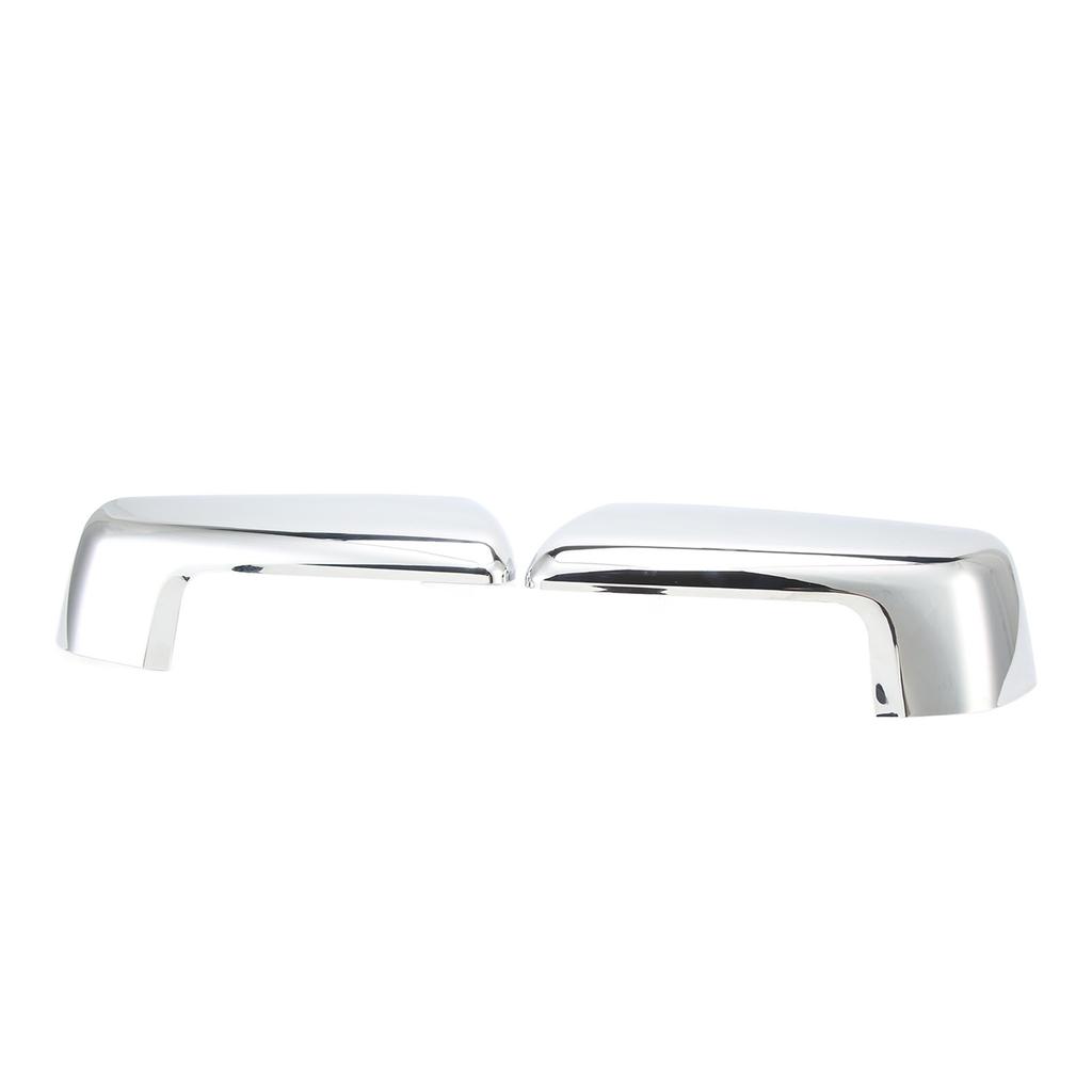 1 пара накладок боковых зеркал заднего вида, хромированная глянцевая поверхность, не выцветающие, замена для Chevy Silverado