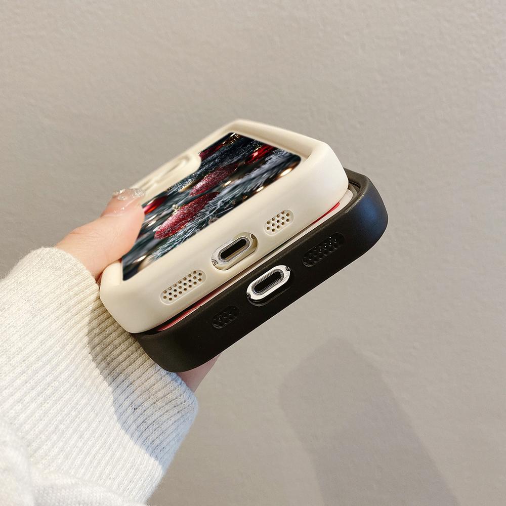 N118 Новогодний Веселый Рождественский дизайн Мягкие чехлы для телефонов Angel Eyes для iPhone 16 15 14 13 11 Pro Max 8 7 6s Plus 12 mini XR XS Max SE Противоударный чехол