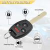 Key Fob Replacement for 2003-2007 Honda Accord Car Keyless Entry Remote Control,OUCG8D-380H-A 35111-SHJ-305,4 Buttons, 2Pcs