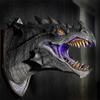 Sprayer LED Dragon Head Hanging Lamp Lantern Wall Lamp Resin Dinosaur Crafts Halloween Decoration Pendent Lamp