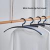 41cm Seamless Curved Non-Slip Wide Shoulder Adult Shirt Hanger - Plastic, Thickened Design