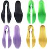 Universal Synthetic Colorful Long Straight Cosplay Wigs Natural 80Cm Hair Extensions Lolita Masquerade Party Hairstyle