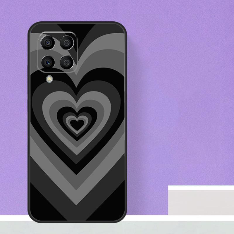 Красочный Круглый Чехол с Сердечками Любовь Для Samsung Galaxy M14 M34 M54 M31 M11 M13 M53 M51 M12 M32 M52 M16 M36 M56 M15 M35 M55
