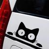 Подглядывающий кот животное автомобильный стиль окна автомобиля прочные наклейки кузов автомобиля багажник бампер забавные наклейки автомобильные аксессуары