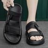 Мужские высококачественные повседневные сандалии Летние уличные дышащие водонепроницаемые противоскользящие удобные пляжные туфли Двойного назначения спортивные шлепанцы