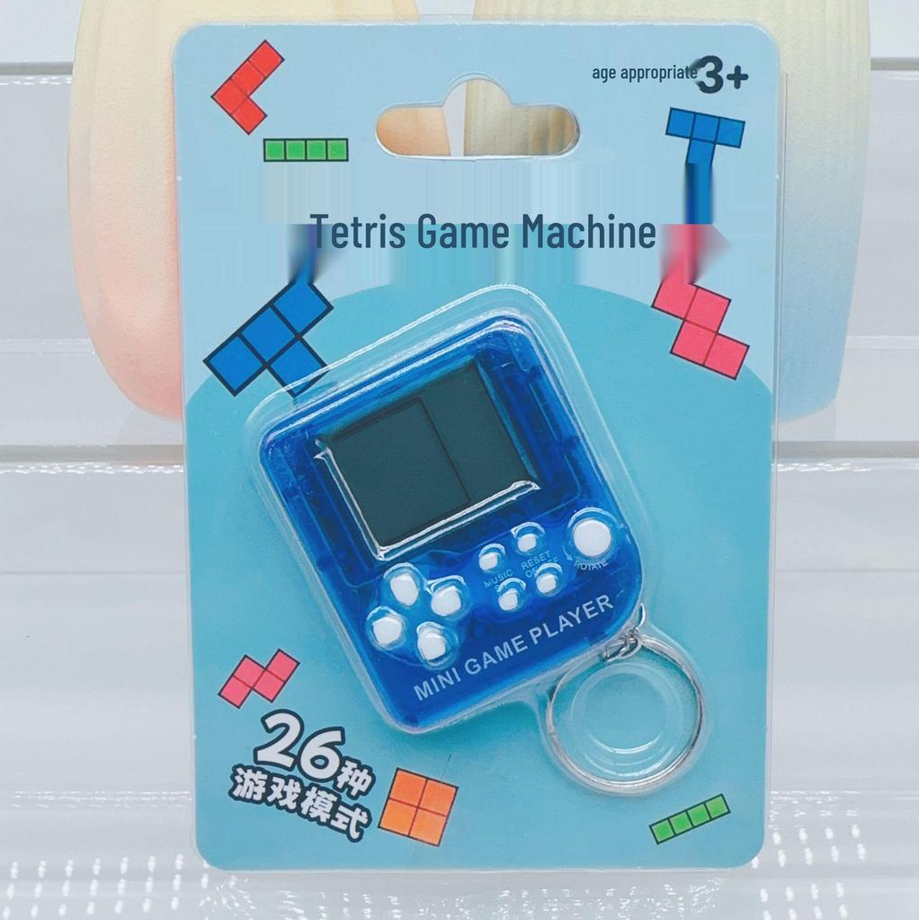 Мини портативная игровая консоль Тетрис брелок игрушка