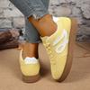 Fashion Women's Sports Shoes Fashion Breathable Walking Mesh Flat Casual Sneakers Comfort Lace Up Women Vulcanized Shoes Female Footwear