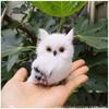 Owl Plush Toy Realistic Stuffed Animal Ornament For Christmas Tree Kids Props Plush Owl Decor