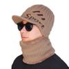 Winter Ear Protection Hat Fleece Thickened Warm Wool Hat Outdoor Scarf Men's Cold-proof Cycling Cold-proof Knitted Hat