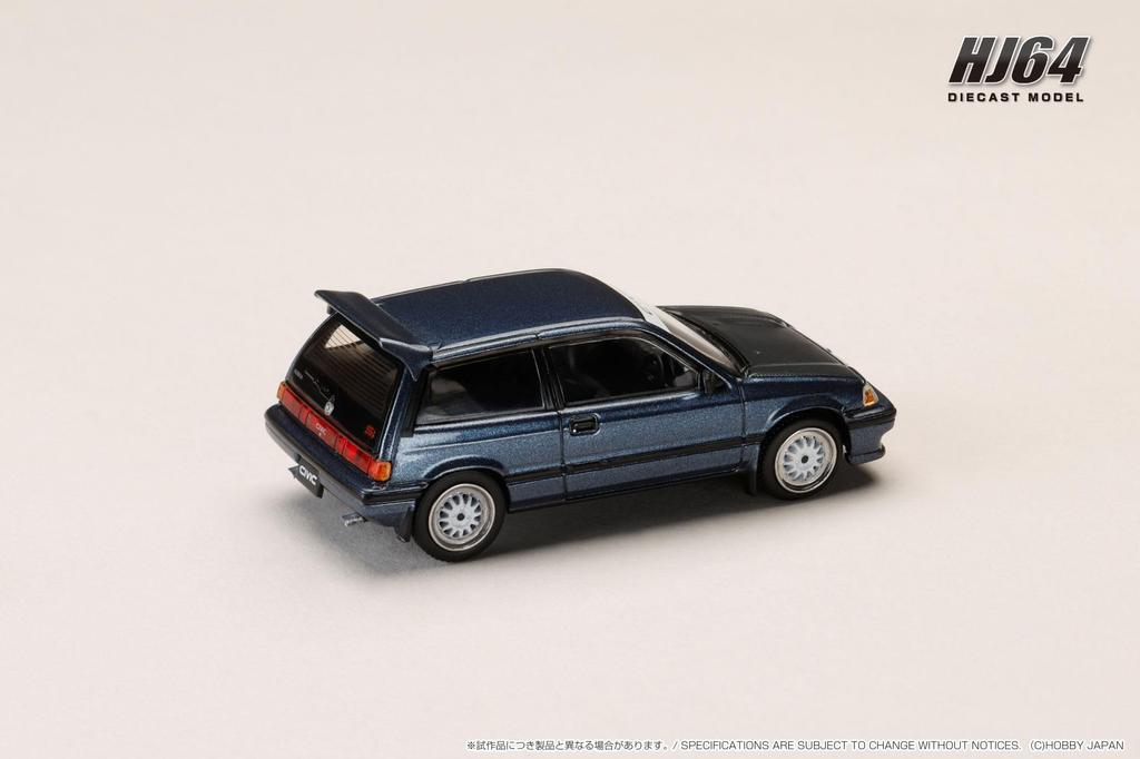 Honda Civic Поздняя версия Street Racer Синий 1/64 (Автоматическая коробка передач) Версия/JDM