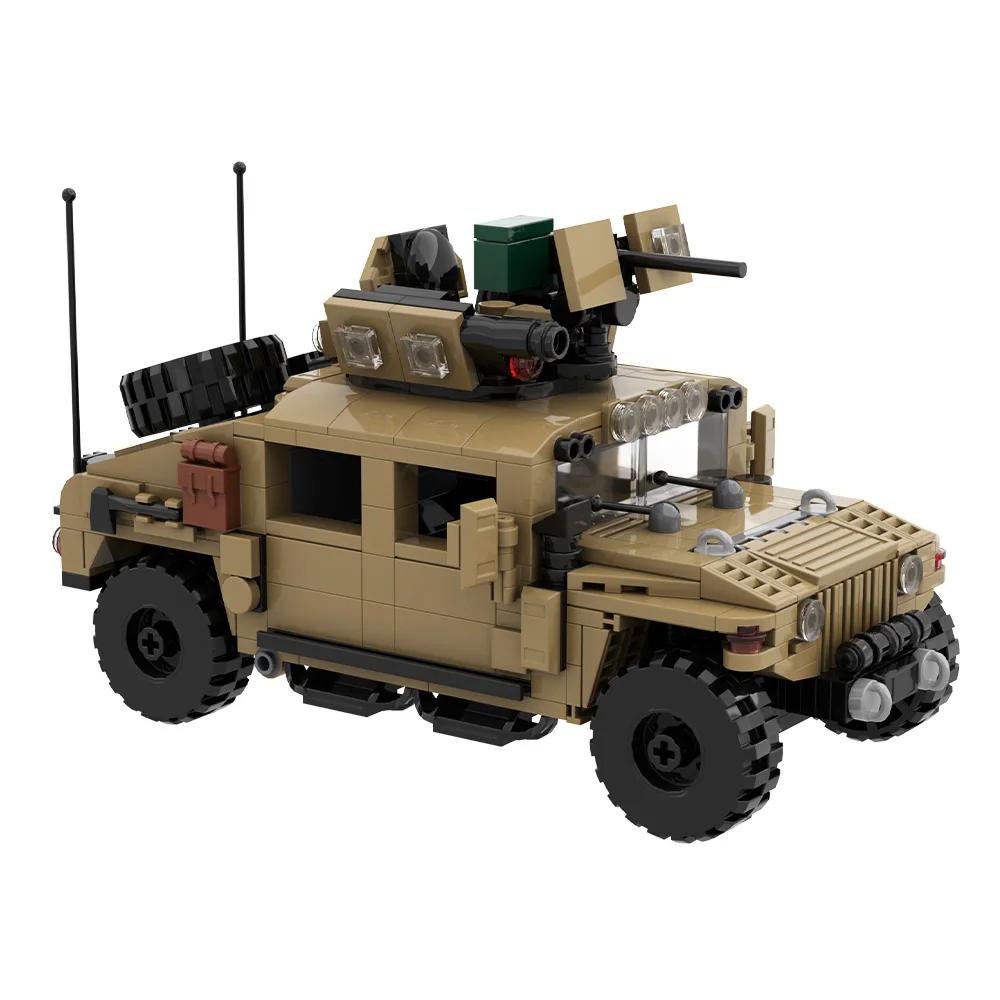 Gobricks MOC Автомобиль Hummvee Конструктор Игрушки Подарок