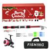Fishing Pole Set Full Kits Telescopic Fishing Rod and Reel Combo Kit Fishing Lures Hooks Travel Pole Set Christmas Gifts for Men