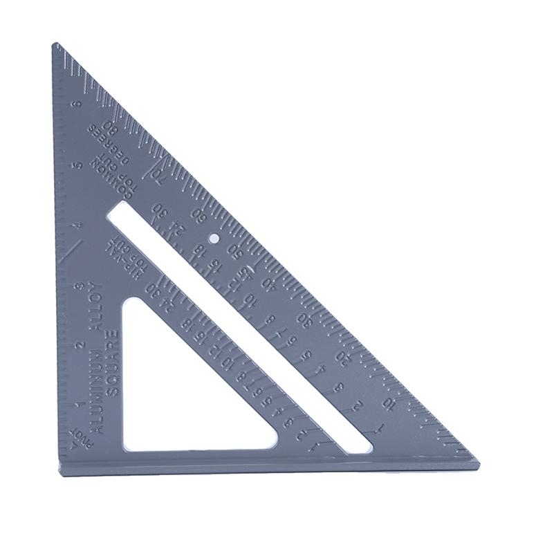 Треугольная линейка утолщенная квадратная деревообрабатывающая измерительная линейка 45 градусов обучающий инструмент