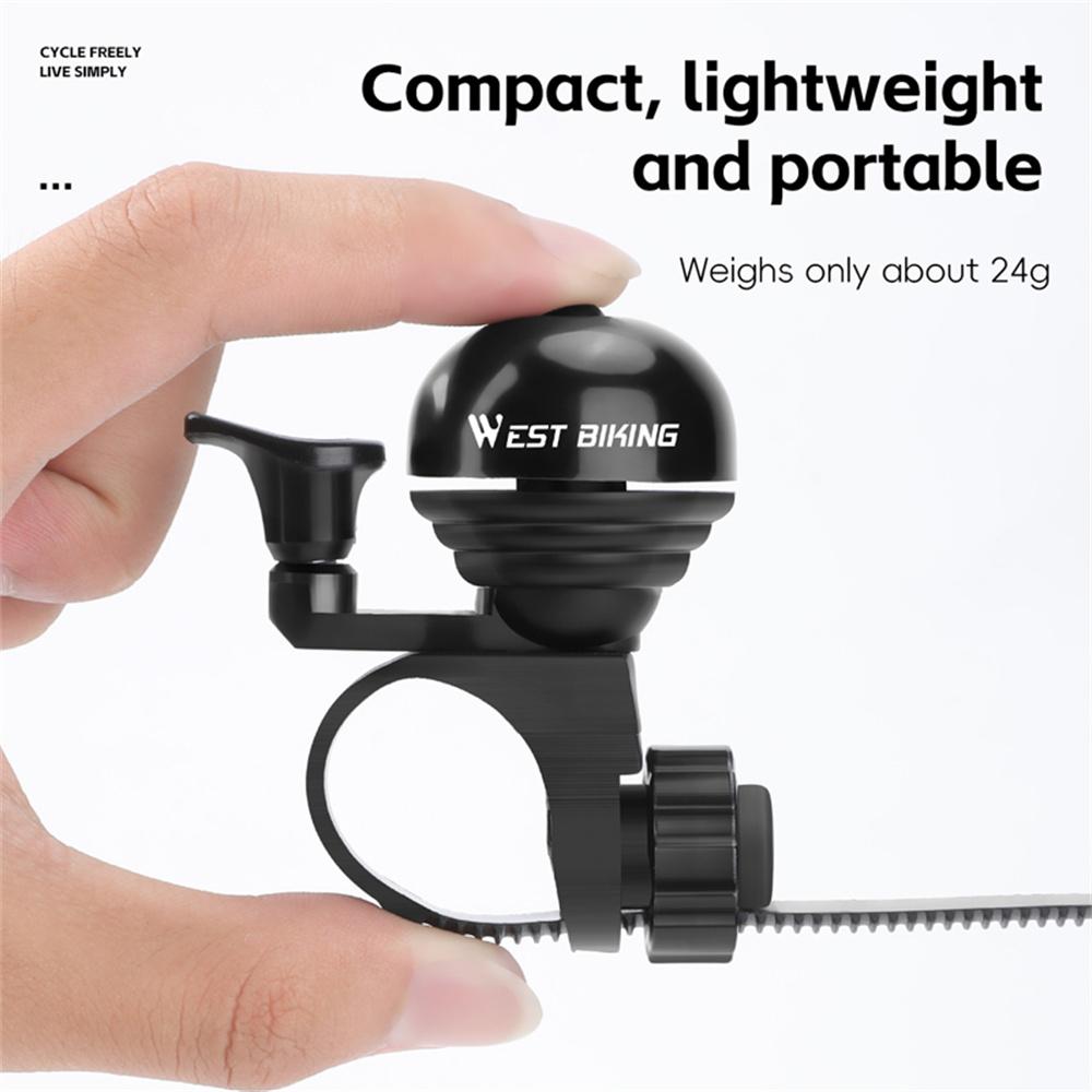 WEST BIKING YP0706057 Bicycle Bell for Mountain Road Bike High Decibel Cycling Warning Horn