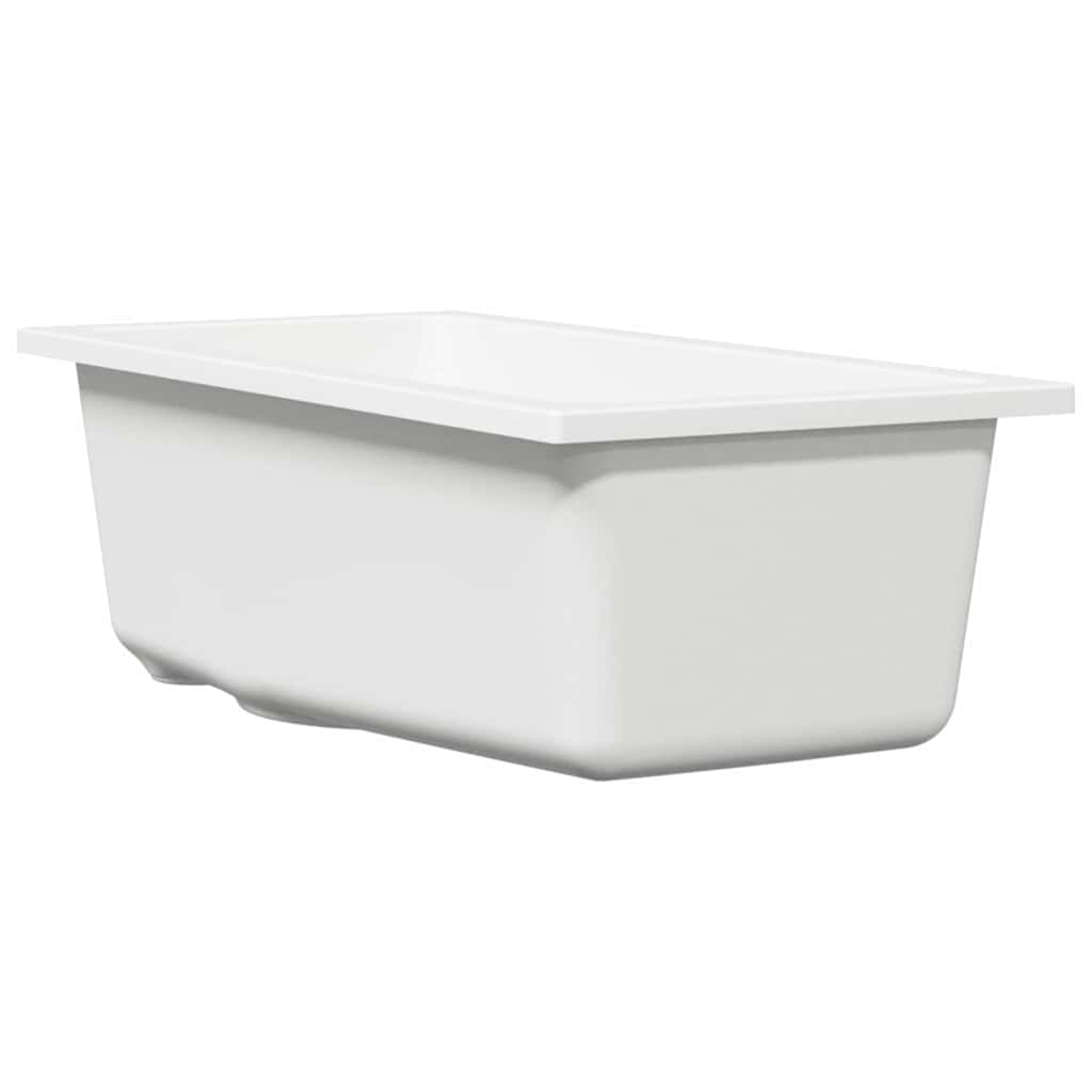 vidaXL Küchenspüle Weiß 21 x 44 x 14 cm Granit