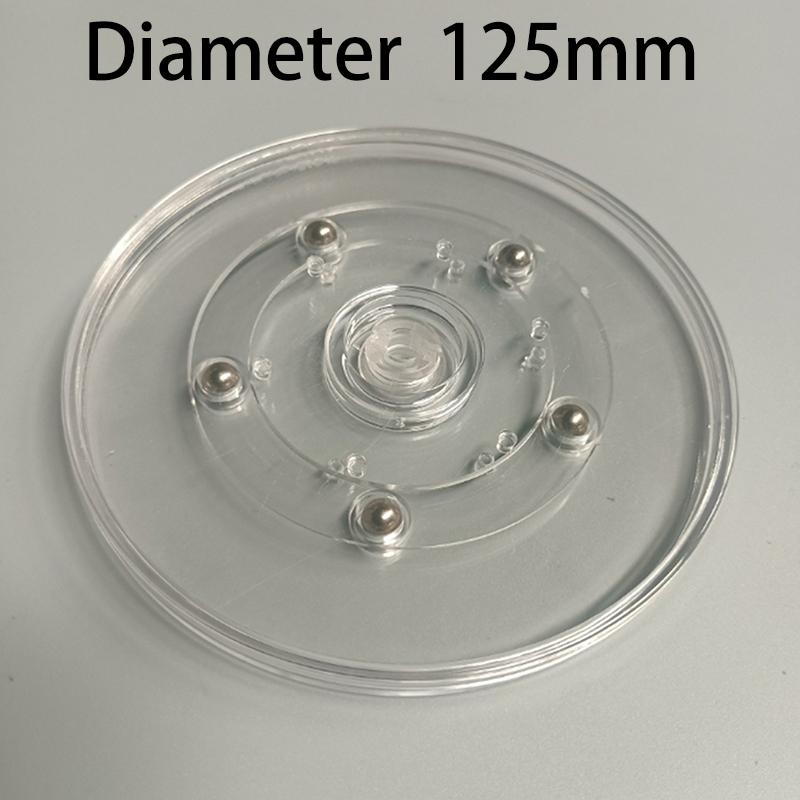 Поворотный стенд для дисплея с прозрачным круглым основанием Lazy Susan Decor Swivel Plates Tool