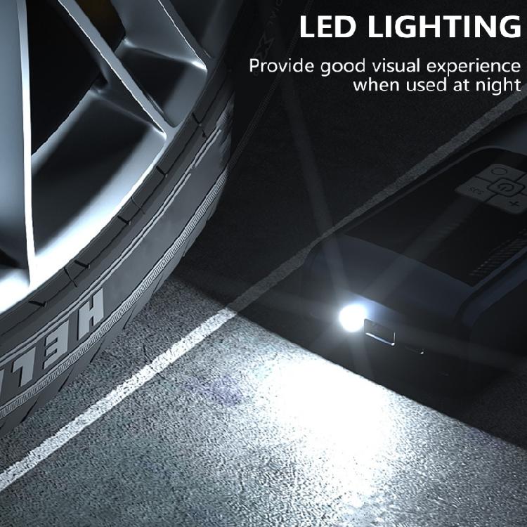 Цифровой дисплей Накачка шин для автомобиля, велосипеда, мотоцикла Автомобильный воздушный компрессор Воздушные насосы с фонариком Накачка шин