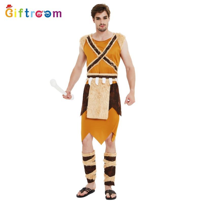 Flintstones Original Costume Viking Couple Savage Funny Costume Native American Costume