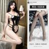 Sexy underwear lace strap bow sexy Japanese suspender hollowed out pure desire strap bundled uniform onesie