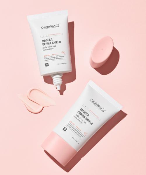 CENTELLIAN24 Солнцезащитный крем Madeca Derma Shield Safe Tone-Up (40 мл + 20 мл Бонусная упаковка)