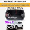 Коврик в багажник автомобиля для Mazda CX-5 2013 2014 2015 2016 2017, на заказ, высокое качество, аксессуары для интерьера автомобиля, грязезащитный кожаный ковер