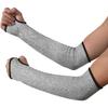 Cut Resistant Arm Sleeves HPPE ANSI/EN388 Certified Anti-Puncture Bracers Breathable Forearm Guard for Glass Factory Carpentry