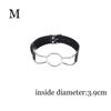 S M L Size Leather Open Mouth Gag With O Ring BDSM Toy For Adults Bondage Fetish Restraints Erotic Slave Women Gay Sex