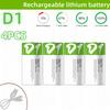 1.5V 5000mWh C Size LR14/LR20 12000mWh D Size Li-po Rechargeable Battery Type-C Ultra-Fast Charging for Flashlight Gas Cooker
