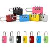 Combination Lock Backpack Zipper Lock 3 Digit Password Lock Dormitory Cabinet  Lock Luggage Padlock