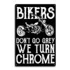 Vintage Motorcycle Biker Metal Tin Sign Perfect for Home, Bar, Cafe & Garage Decor | Easy Install with Pre-Drilled Holes
